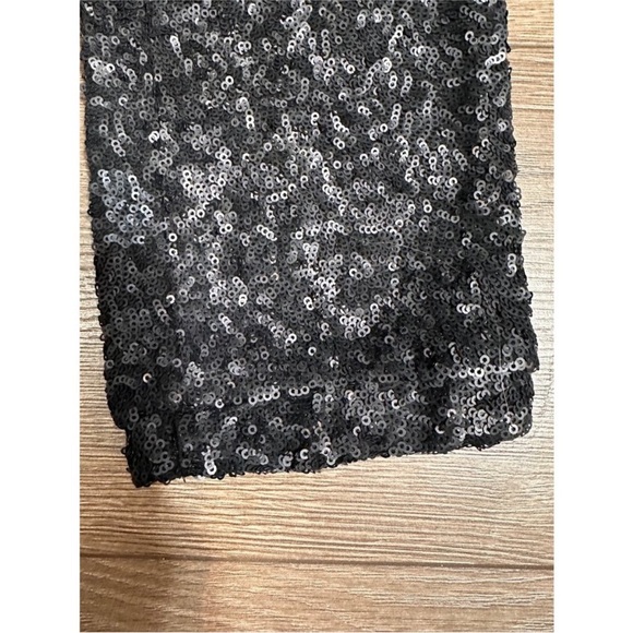 Free People Sequin Party Pant Black Joggers Pocket XS - Picture 5 of 7